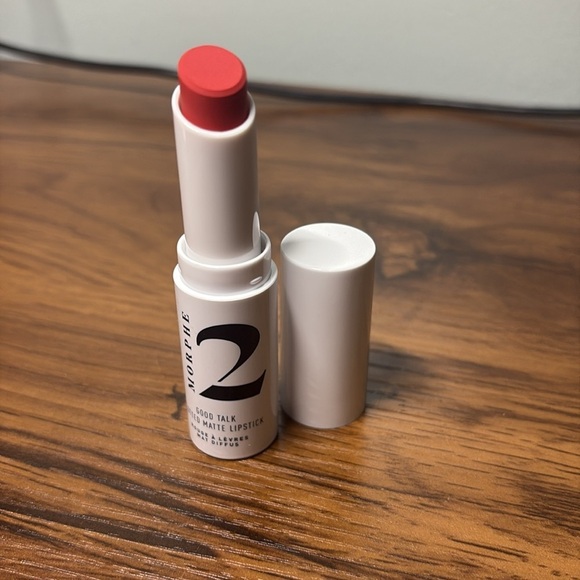 Morphe Good Talk Blotted Matte Lipstick - Bold Red - Picture 5 of 6